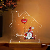 Personalized  Grandma & Kid Name Dwarf Led Lamp Printed PNHQ1701