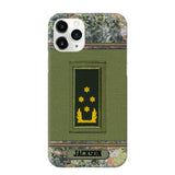 Personalized Netherland Soldier/Veteran Phonecase Printed 23JAN-DT31