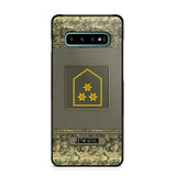 Personalized Austrian Soldier/ Veteran Rank Camo Phonecase Printed 23FEB-DT03