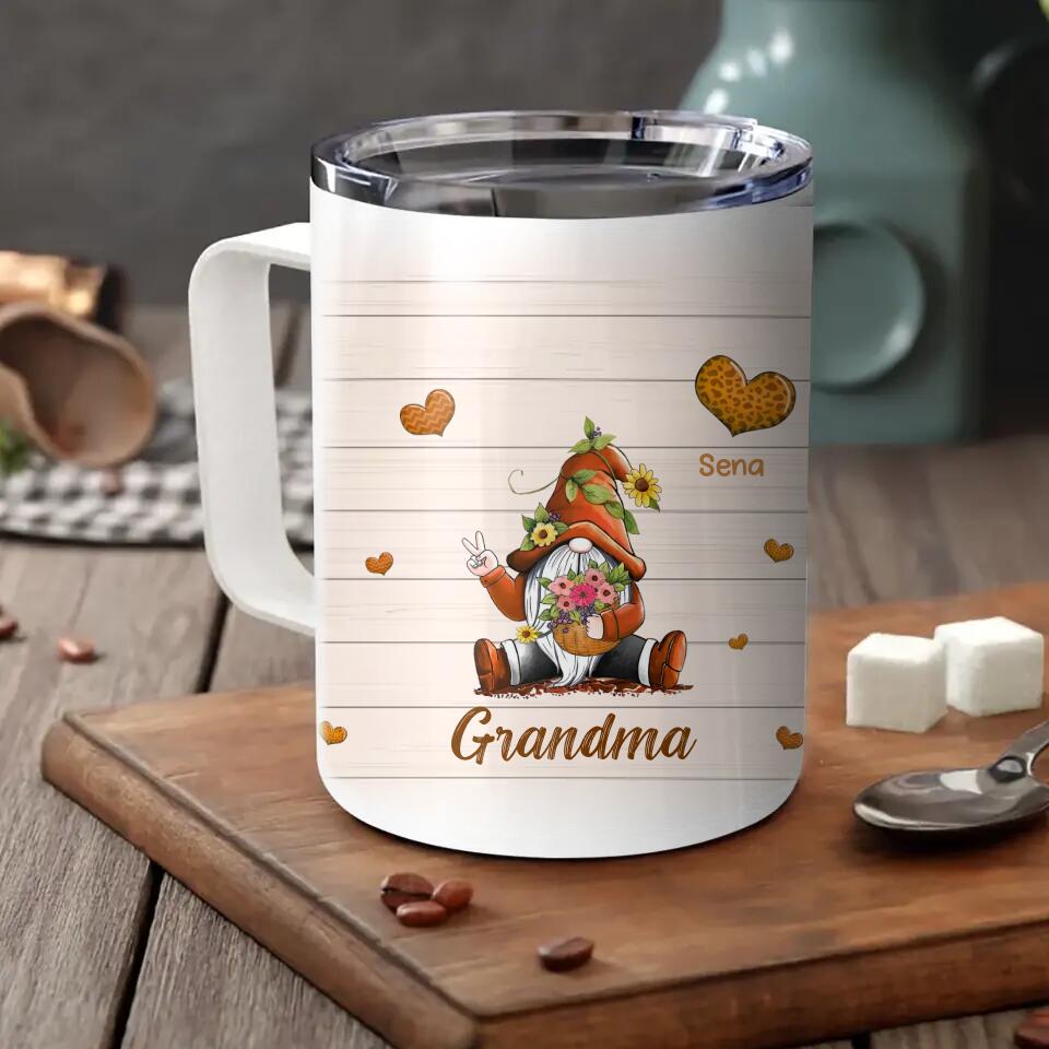 Personalized Dwarf Grandma & Kid Name Mug Printed 23FEB-HQ03