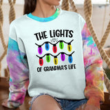 Personalized The Lighta Of Grandma's Life Kid Name Printed Sweatshirt PNVD0702