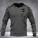 Personalized I Am A Canadian Grumpy Veteran I Fix Stupid Name and Rank Camo Hoodie 3D Printed QTDT0702