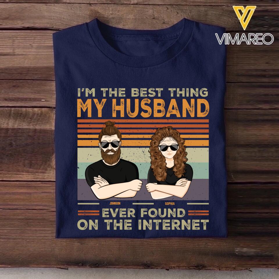 Personalized I'm the best thing Couple Tshirt Printed QTHQ1002