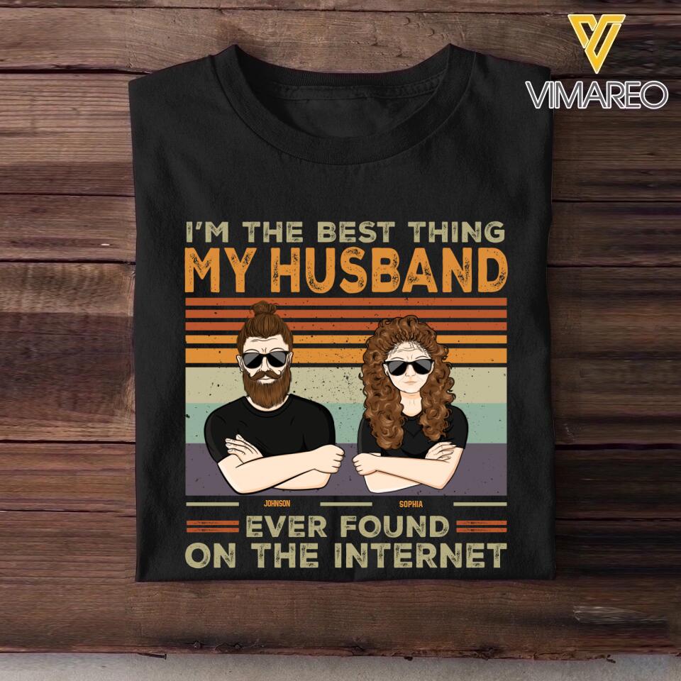 Personalized I'm the best thing Couple Tshirt Printed QTHQ1002