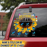 Personalized Blessed To Be Called Grandma Kid Name Decal Printed 23FEB-VD09