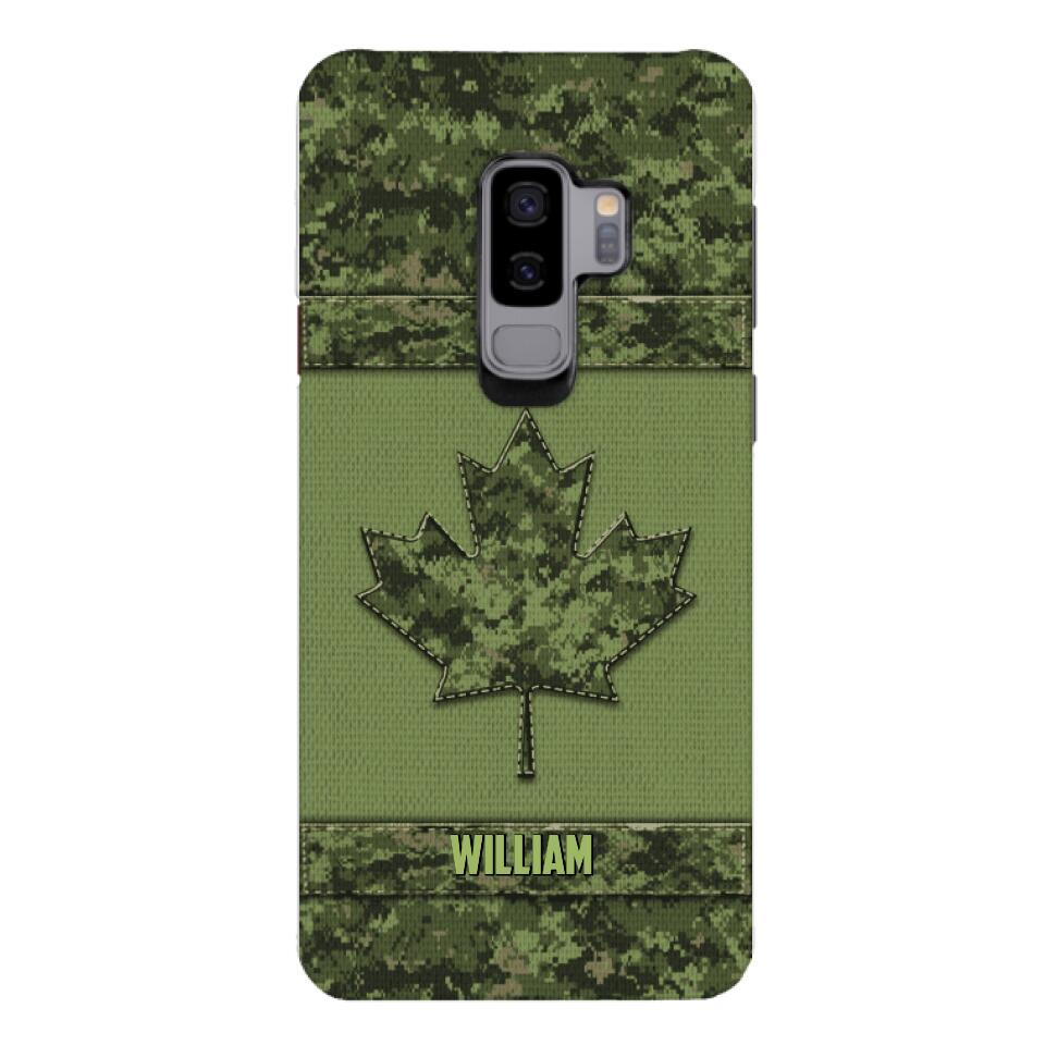 Personalized Canadian Army Camo  Phonecase DMVQ1603