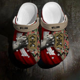 Personalized Swiss Veteran/Soldier Rank Camo Flag Clog Slipper Shoes Printed 23FEB-HQ20