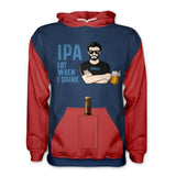Personalized IPA Lot When I Drink Hoodie Beer Holder Printed QTDT2802
