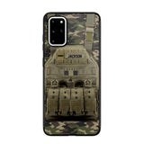 Personalized French Veteran/Soldier Uniform Rank Camo Phonecase Printed 23MAR-DT01