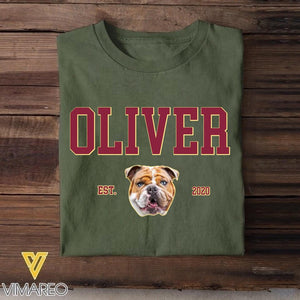 Personalized Personalized Upload Photo Your Pet & Name Tshirt, Hoodie Printed QTHQ1303