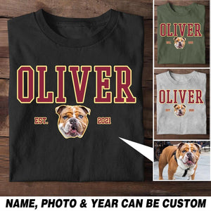 Personalized Personalized Upload Photo Your Pet & Name Tshirt, Hoodie Printed QTHQ1303