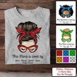 Personalized This Nana Is Loved By Kid's Name Tshirt Printed QTDT1403