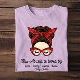 Personalized This Nana Is Loved By Kid's Name Tshirt Printed QTDT1403