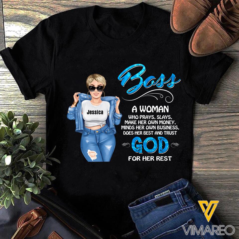 CUSTOMIZED BOSS TSHIRT NEY14