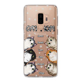 Personalized Cat Mom Paw Silicon Phonecase PNDT2303