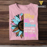 May Girl With Tattoos Pretty Eyes And Thick Things Sunflower Colorful Tshirts Printed QTHQ0404