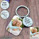 Personalized Upload Your Mother Photo Like Mother Like Daughter Mother And Daughter Gifts Keychain Printed PNDT0504