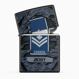 Personalized Canadian Veteran/Soldier Lighter Case Printed 23APR-HQ25