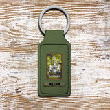 Personalized Canadian Veteran/ Solider Rank Leather Keychain Printed QTHQ1811