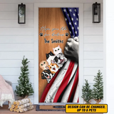 Personalized Hope You Like Fur Babies Dog Lovers Cat Lovers Flag Door Cover Printed QTBQT1905