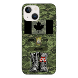 Personalized Canadian Army Camo Phone Case Printed QTDT3003