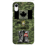 Personalized Canadian Army Camo Phone Case Printed QTDT3003