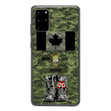 Personalized Canadian Army Camo Phone Case Printed QTDT3003