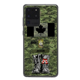 Personalized Canadian Army Camo Phone Case Printed QTDT3003