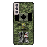 Personalized Canadian Army Camo Phone Case Printed QTDT3003