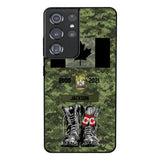 Personalized Canadian Army Camo Phone Case Printed QTDT3003