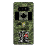Personalized Canadian Army Camo Phone Case Printed QTDT3003