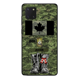 Personalized Canadian Army Camo Phone Case Printed QTDT3003
