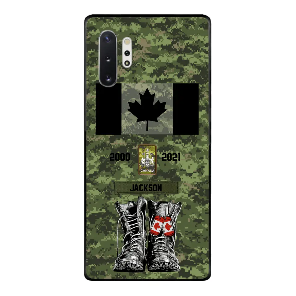 Personalized Canadian Army Camo Phone Case Printed QTDT3003