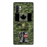 Personalized Canadian Army Camo Phone Case Printed QTDT3003