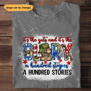 Personalized It's The Guts And It's The Glory A Hundred Stripes A Hundred Stories 3D TShirt Printed HTHTB3105