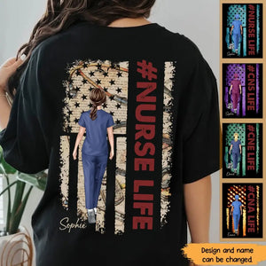 Personalized Nurse Life Gift For Nurses T-shirt Printed MTHPN0206