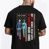 Personalized Not All Heroes Wear Capes My Daughter Wears Scrubs Gift For Nurses T-shirt Printed HTHPN0206