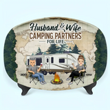 Personalized You & Me We Got This Couple Camping Resin Platter Printed PNHQ0606