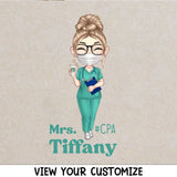 Personalized Custom Shape Nurse Chibi Acrylic Keychain Gifts For Awesone Nurses