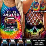 Personalized Jeep Girl Classy Sassy And A Bit Smart Assy Criss Cross Tank HTHDT 210623