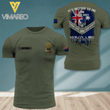 PERSONALIZED AUSTRALIAN SOLIDER ARMY WITH RANK IT'S BETTER TO DIE ON YOUR FEET TSHIRT PRINTED QTDT0404