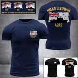 Personalized Australia Navy Ships Art With Name And Served Time T-Shirt Printed QTDT2406