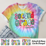 Personalzied First Grade Teacher Name 3D TShirt Printed HTHDT2406
