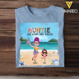 Personalized Auntie Like A Mom Only Cooler Tshirt Printed QTHN0307