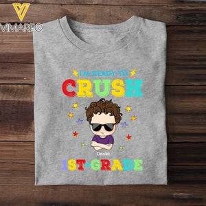 Personalized I'm Ready To Crush 1ST-Grade Kid's T-shirt Printed HTHKVH2706