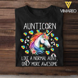 Personalized Aunticorn Like A Normal Aunt Only More Awesome T-shirt Printed 23JUL-KVH03