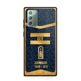 Personalized Royal Golden German Veteran Phonecase Printed