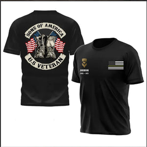 Personalized Sons Of American T-Shirt Printed QTHN267