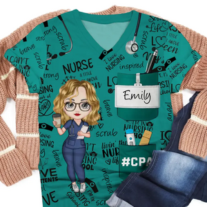 Personalized I Love Nursing Gift for Nurses 3D T-shirt Printed HTHKVH202317