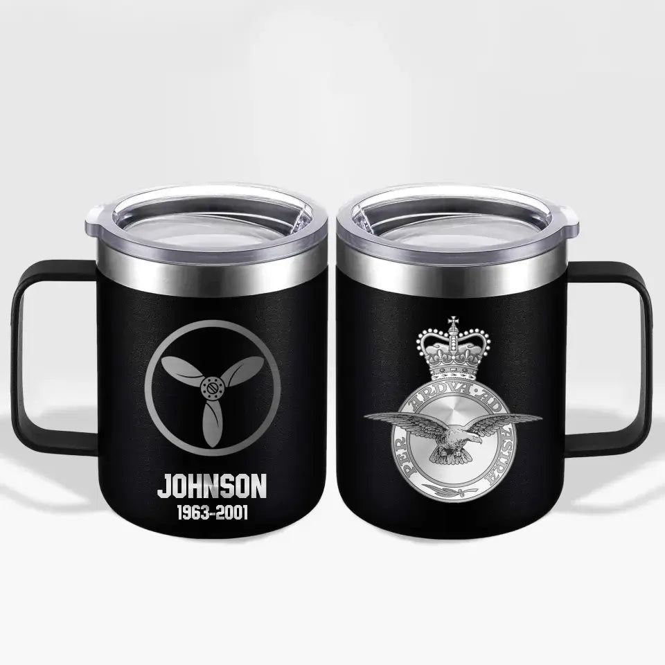 Personalized British Armed Forces With Name And Year Laser Handle Cup Printed 2023183KVH